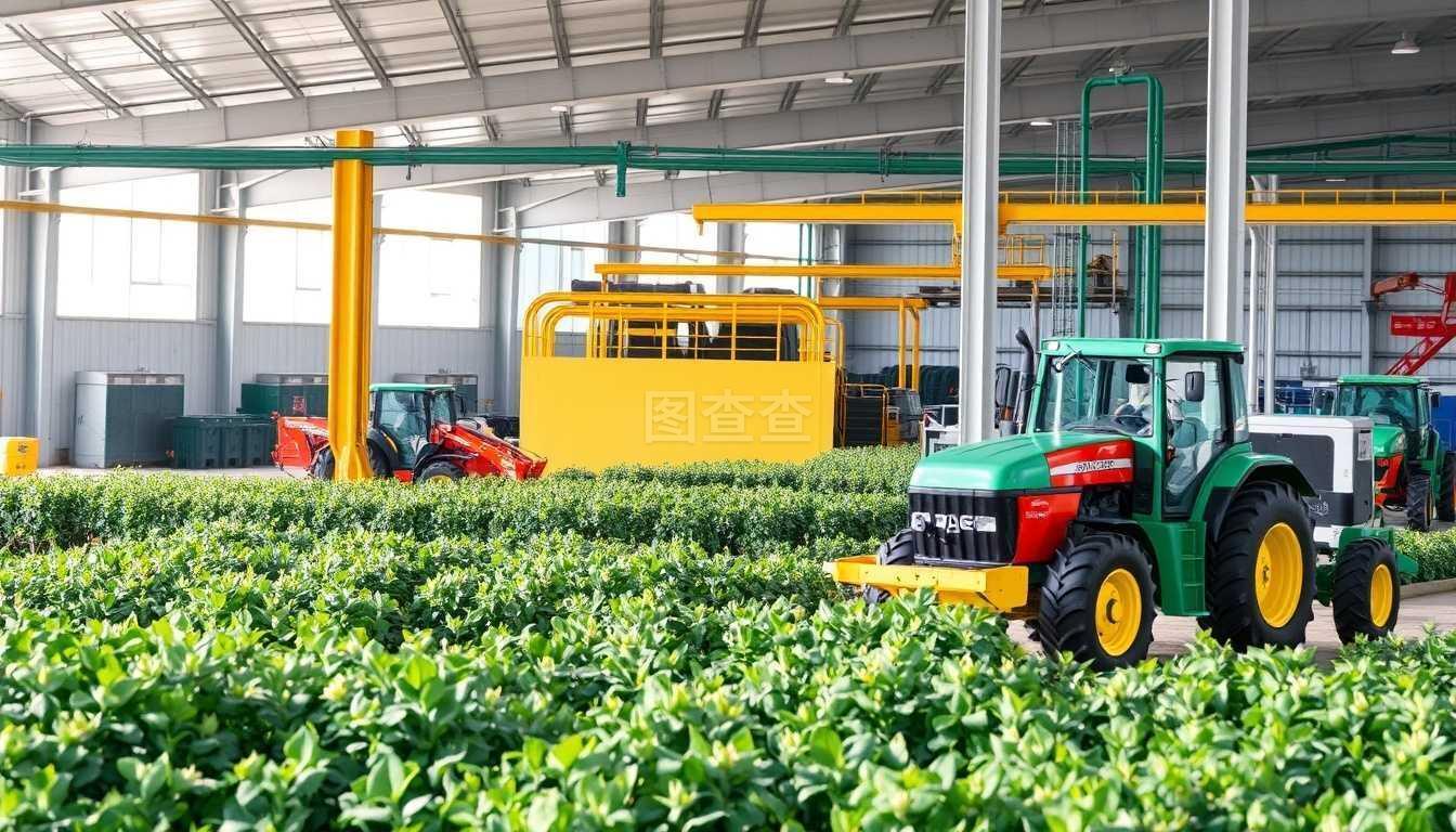 用于農業(yè)機械生產的工廠產品。